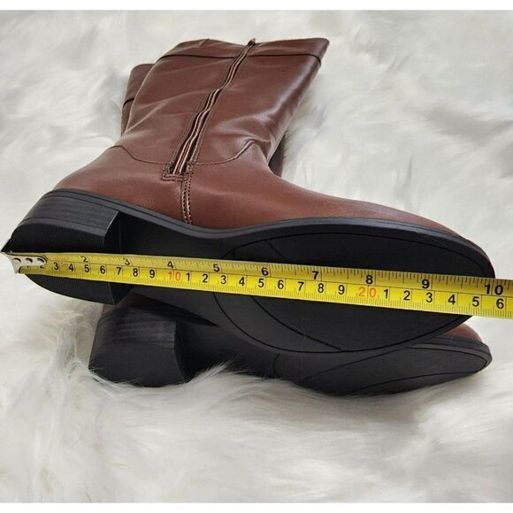 KAREN SCOTT - Size 7.5 M - Women's Deliee2 Riding Boots- Cognac Brown - Picture 10 of 12